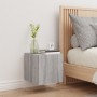Mueble de TV de pared con luces LED gris Sonoma 30,5x35x30 cm de , Muebles TV - Ref: Foro24-837228, Precio: 36,58 €, Descuent...
