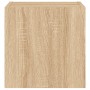 Muebles de TV pared luces LED 2 uds roble Sonoma 30,5x35x30 cm de , Muebles TV - Ref: Foro24-837223, Precio: 54,41 €, Descuen...