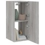 Mueble de TV de pared con luces LED gris Sonoma 30,5x35x70 cm de , Muebles TV - Ref: Foro24-837242, Precio: 48,19 €, Descuent...