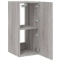 Mueble de TV de pared con luces LED gris Sonoma 30,5x35x70 cm de , Muebles TV - Ref: Foro24-837242, Precio: 48,19 €, Descuent...