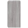 Mueble de TV de pared con luces LED gris Sonoma 30,5x35x70 cm de , Muebles TV - Ref: Foro24-837242, Precio: 48,19 €, Descuent...