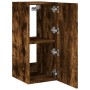 Mueble de TV de pared con luces LED roble ahumado 30,5x35x70 cm de , Muebles TV - Ref: Foro24-837240, Precio: 46,69 €, Descue...