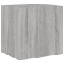 Mueble de TV de pared con luces LED gris Sonoma 40,5x35x40 cm de , Muebles TV - Ref: Foro24-837256, Precio: 42,98 €, Descuent...