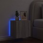 Mueble de TV de pared con luces LED gris Sonoma 40,5x35x40 cm de , Muebles TV - Ref: Foro24-837256, Precio: 42,98 €, Descuent...
