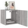 Mueble de TV de pared con luces LED gris Sonoma 40,5x35x40 cm de , Muebles TV - Ref: Foro24-837256, Precio: 42,98 €, Descuent...