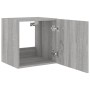 Mueble de TV de pared con luces LED gris Sonoma 40,5x35x40 cm de , Muebles TV - Ref: Foro24-837256, Precio: 42,98 €, Descuent...