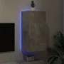 Mueble de TV de pared con luces LED gris hormigón 40,5x35x80 cm de , Muebles TV - Ref: Foro24-837263, Precio: 60,62 €, Descue...