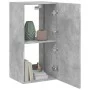 Mueble de TV de pared con luces LED gris hormigón 40,5x35x80 cm de , Muebles TV - Ref: Foro24-837263, Precio: 60,62 €, Descue...