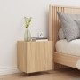 Mueble TV de pared madera ingeniería roble Sonoma 40,5x30x40 cm de , Muebles TV - Ref: Foro24-836900, Precio: 36,05 €, Descue...