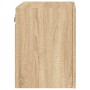 Mueble TV de pared madera ingeniería roble Sonoma 40,5x30x40 cm de , Muebles TV - Ref: Foro24-836900, Precio: 36,05 €, Descue...