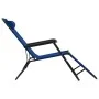 Tumbonas plegables con reposapiés 2 unidades acero azul de vidaXL, Tumbonas - Ref: Foro24-44342, Precio: 118,46 €, Descuento: %