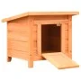 Caseta para gatos madera maciza de pino y abeto 50x46x43,5 cm de vidaXL, Mobiliario para gatos - Ref: Foro24-170640, Precio: ...