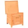 Caseta para gatos madera maciza de pino y abeto 50x46x43,5 cm de vidaXL, Mobiliario para gatos - Ref: Foro24-170640, Precio: ...