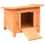Caseta para gatos madera maciza de pino y abeto 50x46x43,5 cm de vidaXL, Mobiliario para gatos - Ref: Foro24-170640, Precio: ...