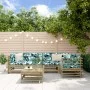 Juego de muebles de jardín 6 pzas madera de pino impregnada de , Conjuntos de jardín - Ref: Foro24-3186479, Precio: 364,22 €,...