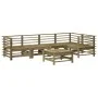 Juego de muebles de jardín 6 pzas madera de pino impregnada de , Conjuntos de jardín - Ref: Foro24-3186479, Precio: 364,22 €,...