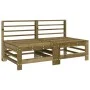 Juego de muebles de jardín 6 pzas madera de pino impregnada de , Conjuntos de jardín - Ref: Foro24-3186479, Precio: 364,22 €,...