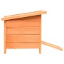 Caseta para gatos madera maciza de pino y abeto 50x46x43,5 cm de vidaXL, Mobiliario para gatos - Ref: Foro24-170640, Precio: ...
