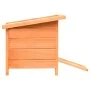 Caseta para gatos madera maciza de pino y abeto 50x46x43,5 cm de vidaXL, Mobiliario para gatos - Ref: Foro24-170640, Precio: ...