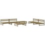 Juego de muebles de jardín 6 pzas madera de pino impregnada de , Conjuntos de jardín - Ref: Foro24-3186619, Precio: 501,90 €,...