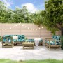 Juego de muebles de jardín 8 pzas madera de pino impregnada de , Conjuntos de jardín - Ref: Foro24-3186227, Precio: 426,42 €,...