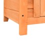 Caseta para gatos madera maciza de pino y abeto 50x46x43,5 cm de vidaXL, Mobiliario para gatos - Ref: Foro24-170640, Precio: ...