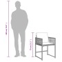 Set comedor de jardín 5 pzas cojines ratán sintético gris claro en Conjuntos de jardín | Comprar online en Foru.es