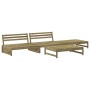 Juego de muebles de jardín 4 pzas madera de pino impregnada de , Conjuntos de jardín - Ref: Foro24-3186633, Precio: 403,92 €,...
