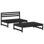 Juego de muebles de jardín 2 pzas madera maciza de pino negro de , Conjuntos de jardín - Ref: Foro24-3186589, Precio: 208,57 ...