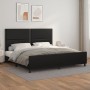Estructura de cama con cabecero cuero sintético negro 200x200cm de , Camas y somieres - Ref: Foro24-3125530, Precio: 221,70 €...