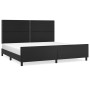 Estructura de cama con cabecero cuero sintético negro 200x200cm de , Camas y somieres - Ref: Foro24-3125530, Precio: 221,70 €...