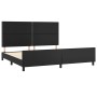Estructura de cama con cabecero cuero sintético negro 200x200cm de , Camas y somieres - Ref: Foro24-3125530, Precio: 221,70 €...