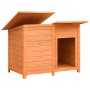 Caseta para perros madera maciza pino y abeto 120x77x86 cm de vidaXL, Casetas para perros - Ref: Foro24-170641, Precio: 185,0...