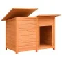 Caseta para perros madera maciza pino y abeto 120x77x86 cm de vidaXL, Casetas para perros - Ref: Foro24-170641, Precio: 177,6...