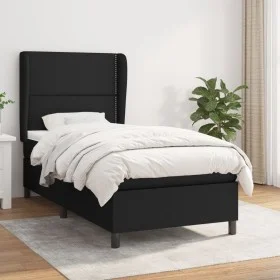 Box spring bed with black fabric mattress 80x200 cm by , Beds and slatted bases - Ref: Foro24-3127839, Price: 310,78 €, Disco...
