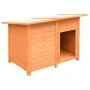 Caseta para perros madera maciza pino y abeto 120x77x86 cm de vidaXL, Casetas para perros - Ref: Foro24-170641, Precio: 177,6...