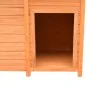 Caseta para perros madera maciza pino y abeto 120x77x86 cm de vidaXL, Casetas para perros - Ref: Foro24-170641, Precio: 177,6...