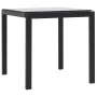 Sonnenliegen mit 2 Einheiten synthetisches Rattan Textilene schwarz von vidaXL, Liegen - Ref: Foro24-44893, Preis: 264,45 €, ...