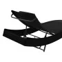 2 synthetic rattan sun loungers with black textilene table by vidaXL, Loungers - Ref: Foro24-44893, Price: 264,45 €, Discount: %