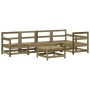 Juego de muebles de jardín 6 pzas madera de pino impregnada de , Conjuntos de jardín - Ref: Foro24-3186472, Precio: 325,72 €,...