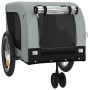 Remolque de bicicleta mascotas hierro tela Oxford gris negro de , Cochecitos para mascotas - Ref: Foro24-94021, Precio: 110,0...