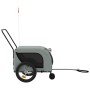Remolque de bicicleta mascotas hierro tela Oxford gris negro de , Cochecitos para mascotas - Ref: Foro24-94021, Precio: 110,0...