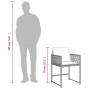 Set comedor jardín 7 pzas y cojines ratán sintético gris claro en Conjuntos de jardín | Comprar online en Foru.es