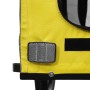 Remolque de bicicleta mascotas hierro tela Oxford amarillo gris de , Cochecitos para mascotas - Ref: Foro24-93903, Precio: 11...