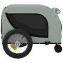 Remolque de bicicleta mascotas hierro tela Oxford gris negro de , Cochecitos para mascotas - Ref: Foro24-94014, Precio: 100,2...