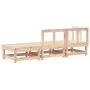 Garden furniture set 3 pieces solid pine wood by , Modular outdoor sofas - Ref: Foro24-825408, Price: 132,12 €, Discount: %