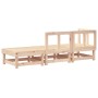 Juego de muebles de jardín 3 piezas madera maciza de pino de , Sofás modulares de exterior - Ref: Foro24-825408, Precio: 137,...