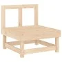 Garden furniture set 3 pieces solid pine wood by , Modular outdoor sofas - Ref: Foro24-825408, Price: 132,12 €, Discount: %