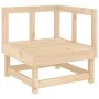 Garden furniture set 3 pieces solid pine wood by , Modular outdoor sofas - Ref: Foro24-825408, Price: 132,12 €, Discount: %