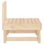 Central garden sofas 2 units solid pine wood by , Modular outdoor sofas - Ref: Foro24-825401, Price: 98,06 €, Discount: %